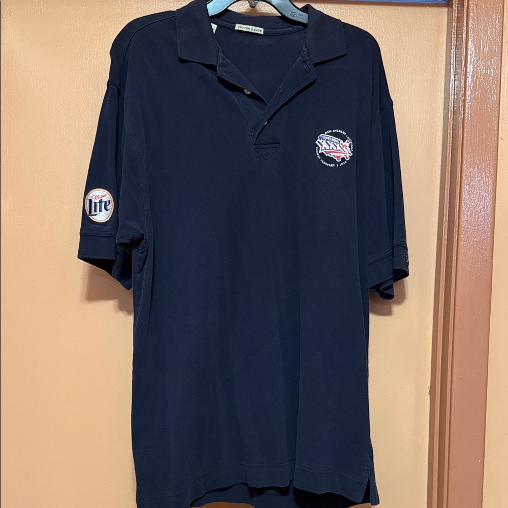 Cutter & Buck Dark Blue Polo Shirt
